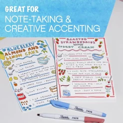 Sharpie S-Note Creative Marker, Chisel Tip, Assorted, Dozen (2117329/2158060)