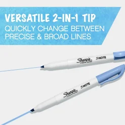 Sharpie S-Note Creative Marker, Chisel Tip, Assorted, Dozen (2117329/2158060)