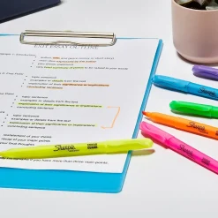 Sharpie Stick Highlighter, Chisel Tip, Assorted, Dozen (27145)