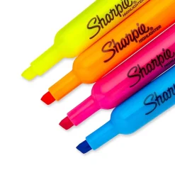 Sharpie Tank Highlighter, Chisel Tip, Assorted, 6/Pack (25786PP/25076)