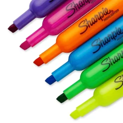Sharpie Tank Highlighter, Chisel Tip, Assorted, Dozen (25145)
