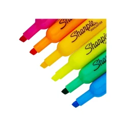 Sharpie Tank Highlighter, Chisel Tip, Assorted, Dozen (25053)