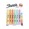 Sharpie Tank Highlighters, Chisel Tip, Assorted Colors, 6/Pack (2157488)