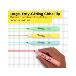 Sharpie Tank Highlighters, Chisel Tip, Assorted Colors, 6/Pack (2157488)