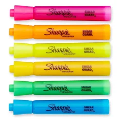 Sharpie Tank Highlighters, Chisel Tip, Assorted Fluorescent, 20/Pack (25018)