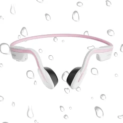 Shokz OpenMove Bone-Conduction Open-Ear Lifestyle Headphones with Microphones, Pink (S661-ST-PK-US)