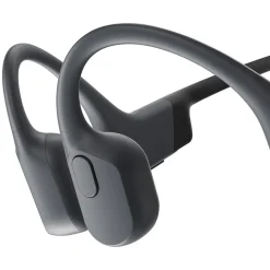 Shokz OpenRun Bone-Conduction Open-Ear Sport Headphones with Microphones, Black (VXLS803STBKUS)