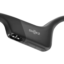 Shokz OpenRun Bone-Conduction Open-Ear Sport Headphones with Microphones, Black (VXLS803STBKUS)