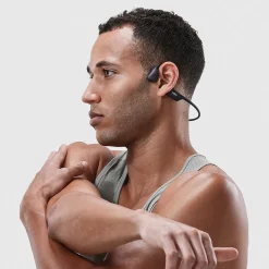 Shokz OpenRun Pro Premium Bone-Conduction Headphones with Microphones, Black (VXLS810STBKUS)