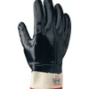 SHOWA® 7166 Cotton Liner Nitrile Coated Work Gloves, L, 12/Pack