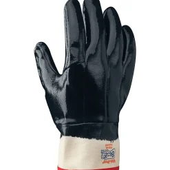 SHOWA® 7166 Cotton Liner Nitrile Coated Work Gloves, L, 12/Pack