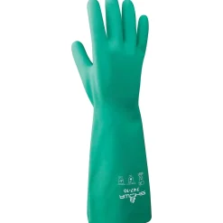 SHOWA® Chemical Resistant Unlined Nitrile Gloves, Size 9, 6 Pair