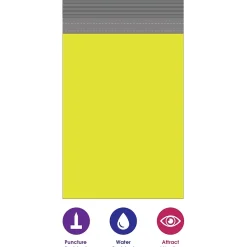 SI Products Peel & Seal Colored Poly Mailer, 14.5