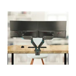 SIIG Dual Monitor Heavy-Duty Premium Aluminum Gas Spring Desk Mount - 17