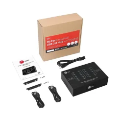 SIIG USB-A Charging Station, 200W, Black (ID-US0611-S1)