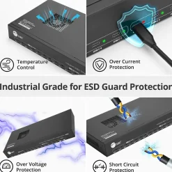 SIIG USB-C to USB-C Charging Station, Black (ID-US0B11-S2)