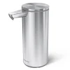 simplehuman Automatic Hand Soap / Sanitizer Dispenser, 266mL., Brushed Steel (ST1082)