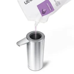 simplehuman Automatic Hand Soap / Sanitizer Dispenser, 266mL., Brushed Steel (ST1082)