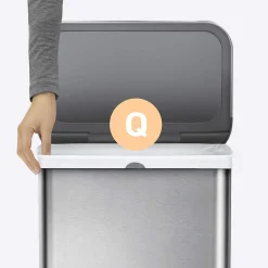 simplehuman Code Q 13-17 Gallon Trash Bag, 6.5