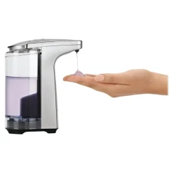 simplehuman Universal Automatic Hand Soap Dispenser, Gray/Silver (ST1023)