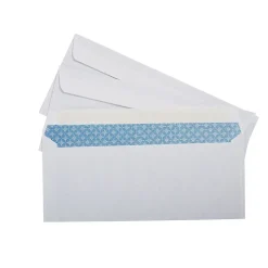 Simply QuickStrip Self Seal Security Tinted #10 Envelope, 4 1/8