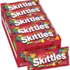 Skittles Original Fruit Flavored Candy, 2.17 oz, 36/Box (209-00148)