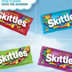 Skittles Tropical Fruit Flavored Candy, 2.17 oz, 36/Box (209-00175)