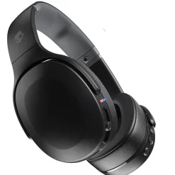 Skullcandy Crusher Evo Sensory Bass Wireless Over-Ear Headphones with Microphone, Bluetooth, True Black (S6EVW-N740)