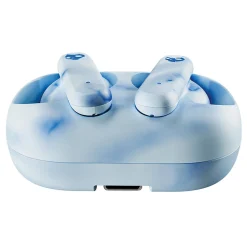 Skullcandy EcoBuds True Wireless Earbuds with Microphone & Charging Dock, Bluetooth, Glacier (S2EOW-Q764)