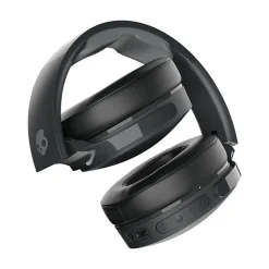 Skullcandy Hesh Wireless Active Noise-Canceling Over-Ear Headphones with Microphone, Bluetooth, True Black (S6HHW-N740)