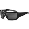 Skullerz BALDR-PZ Safety Glasses, Polarized Smoke Lens, Black (57031)