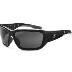 Skullerz BALDR-PZ Safety Glasses, Polarized Smoke Lens, Black (57031)