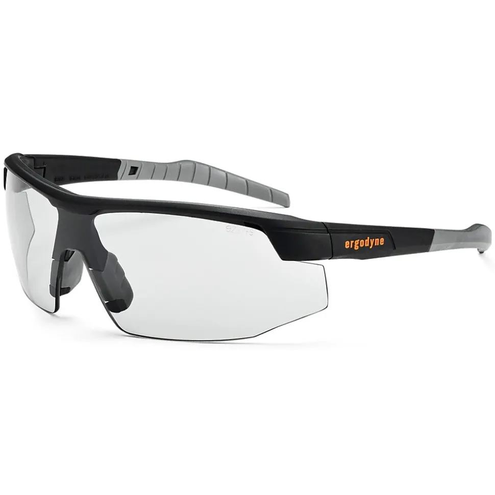Skullerz® Skoll Safety Glasses, Anti-Fog In/Outdoor Lens, Black (59083)