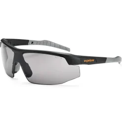 Skullerz® Skoll Safety Glasses, Anti-Fog Smoke Lens, Black (59033)
