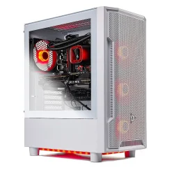 Skytech Archangel 4.5 Gaming Desktop, AMD Ryzen 5 5600X 3.7GHz, NVIDIA Geforce RTX 3050, 1TB SSD, 16GB RAM, Windows 11, White