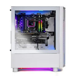 Skytech Archangel 4.5 Gaming Desktop, AMD Ryzen 5 5600X 3.7GHz, NVIDIA Geforce RTX 3050, 1TB SSD, 16GB RAM, Windows 11, White