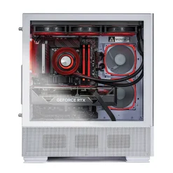 Skytech Azure 2 Gaming Desktop, AMD Ryzen 7-5700, 16GB RAM, 1TB SSD, NVIDIA RTX3050 Graphics, White