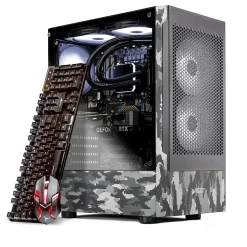 Skytech Ghost Gaming Desktop, Intel Core i5-13400F, 16GB RAM, 1TB SSD, NVIDIA GeForce RTX 4060Ti, Windows 11, Black Camo