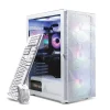 Skytech Storm Gaming Desktop, AMD Ryzen 5 5600G , 16GB RAM, 1TB SSD, Intel Arc A380 Graphics, White