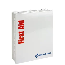 SmartCompliance Food Service Metal First Aid Cabinet without Medication,25 People, 137 Pieces (1350-FAE-0103)