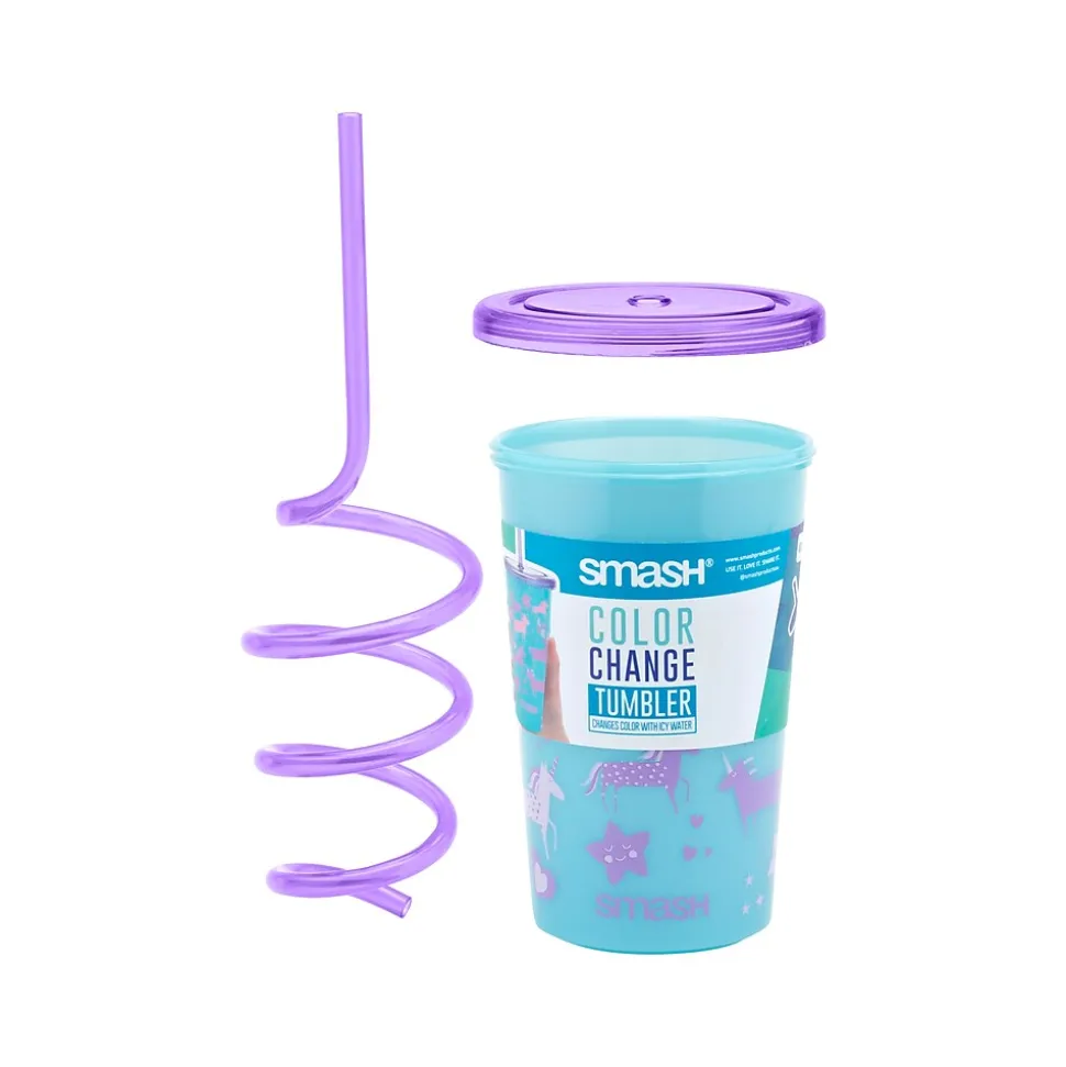 Smash Unicorn Color-Changing Tumbler, Light Blue/Purple, 20.28 oz. (34130)
