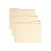 Smead 100% File Folder, Reinforced 1/3-Cut Tab, Letter Size, Manila, 100/Box (10347)