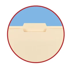 Smead 100% Recycled File Folders, 1/3-Cut Tab, Letter Size, Manila, 100/Box (10339)