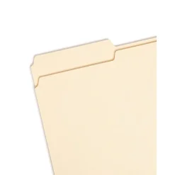 Smead 100% Recycled File Folders, 1/3-Cut Tab, Legal Size, Manila, 100/Bx (15339)