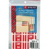 Smead AlphaZ ACCS Color-Coded Alphabetic Labels, N, Green/White, 100/Pk (67184)