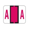 Smead BCCR Color Coded Alphabetic Labels, 1" x 1.25", Red, 500/Roll (67071)
