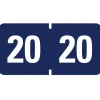 Smead, ETYJ Color-Coded Year Label, 2020, Label Roll, Dark Blue 500 per Roll (68320)