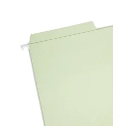 Smead FasTab Hanging File Folders, 1/3 Cut, Legal Size, Moss, 20/Box (64083)