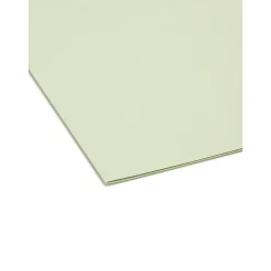 Smead FasTab Hanging File Folders, 1/3 Cut, Legal Size, Moss, 20/Box (64083)
