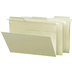 Smead FasTab Hanging File Folders, 1/3 Cut, Legal Size, Moss, 20/Box (64083)